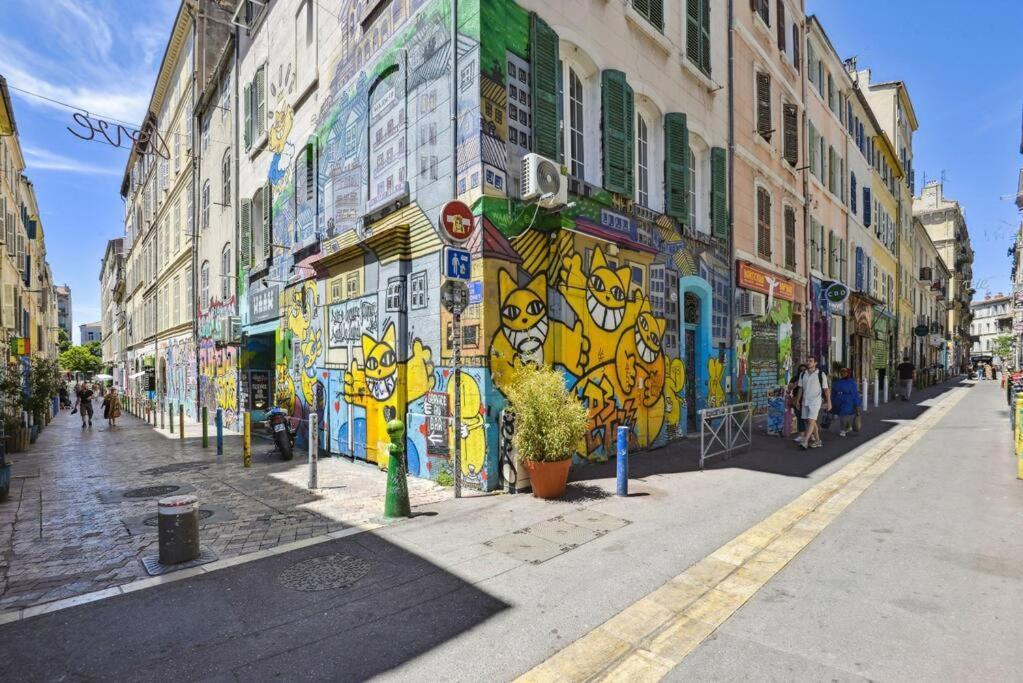 Charmant Logement Au Coeur Du Cours Julien Marseille Kültér fotó